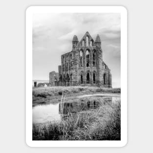 Whitby Abbey, North Yorkshire art Sticker